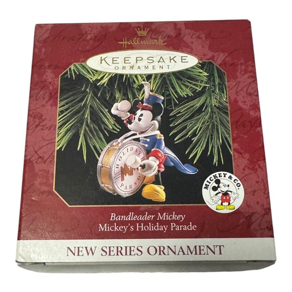 Hallmark Other - Mickey's Holiday Parade 1997 Hallmark Ornament Bandleader Mickey Ornament